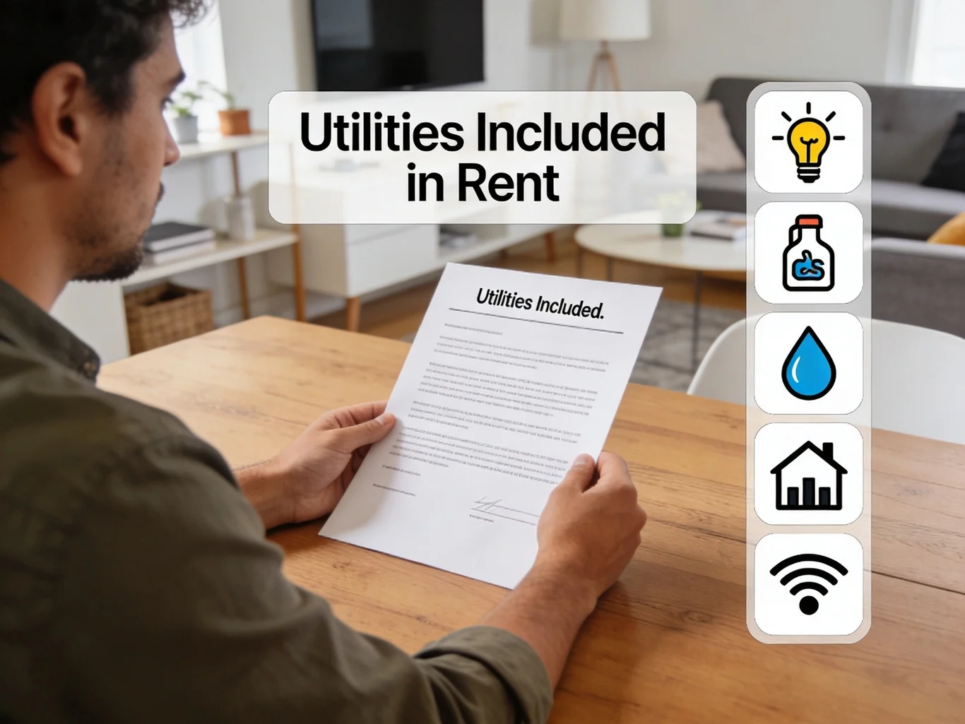 All inclusive rent utilities Tenant with all-inclusive rent and bundled utility bills